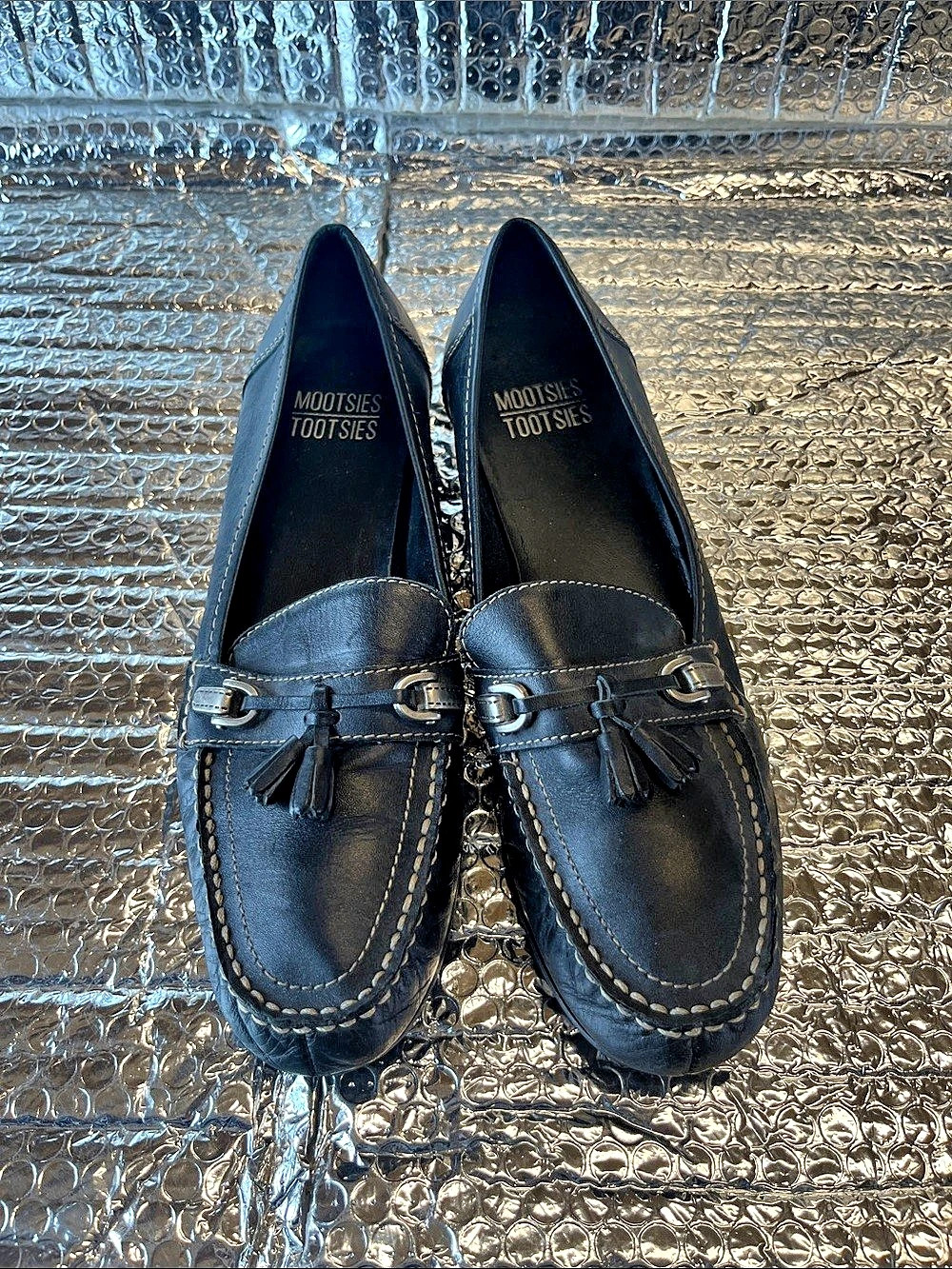 Mootsies Tootsies Tassel loafers Black US 10 Like New